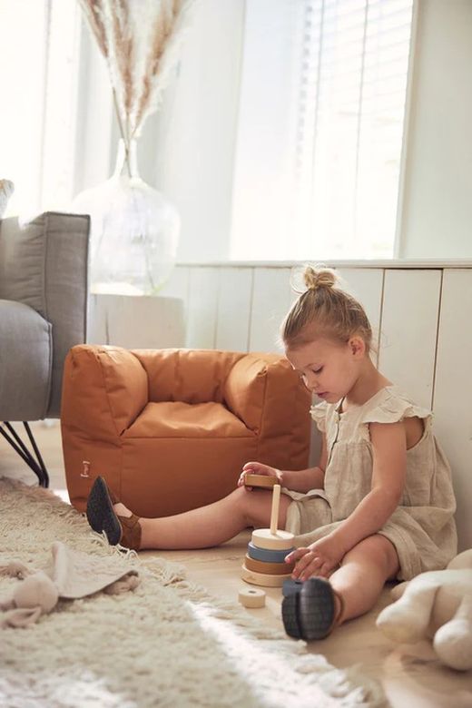 Sillón infantil Jollein caramel