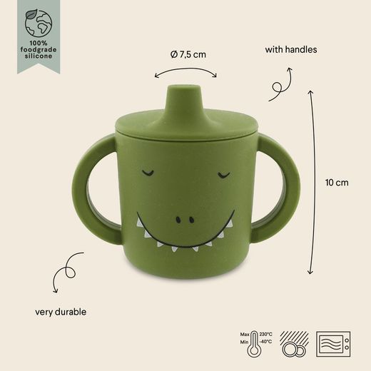 Taza de silicona Trixie Dino
