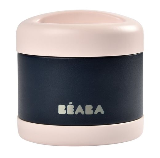 Termo Porción Beaba 500ml Azul oscuro/rosa