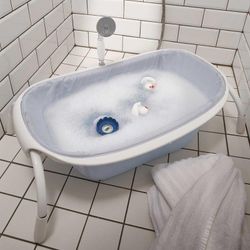 Termómetro de baño Béaba Lotus azul